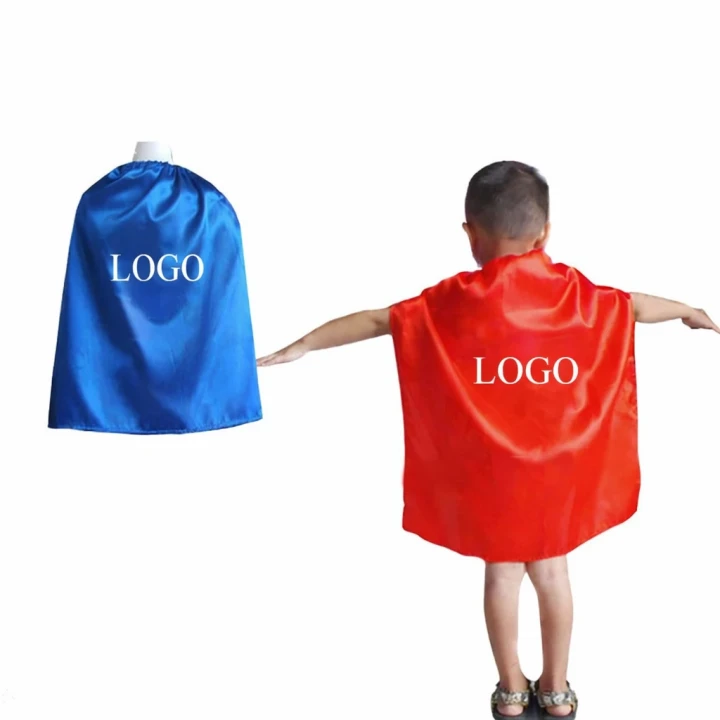custom child superhero cape with logo printed