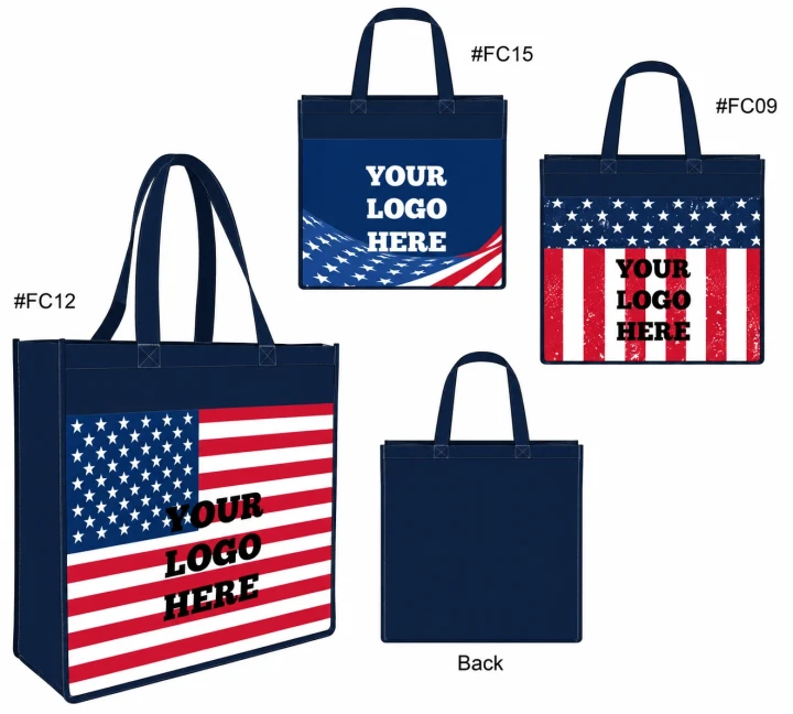 Flag Design Full Color Tote Bag